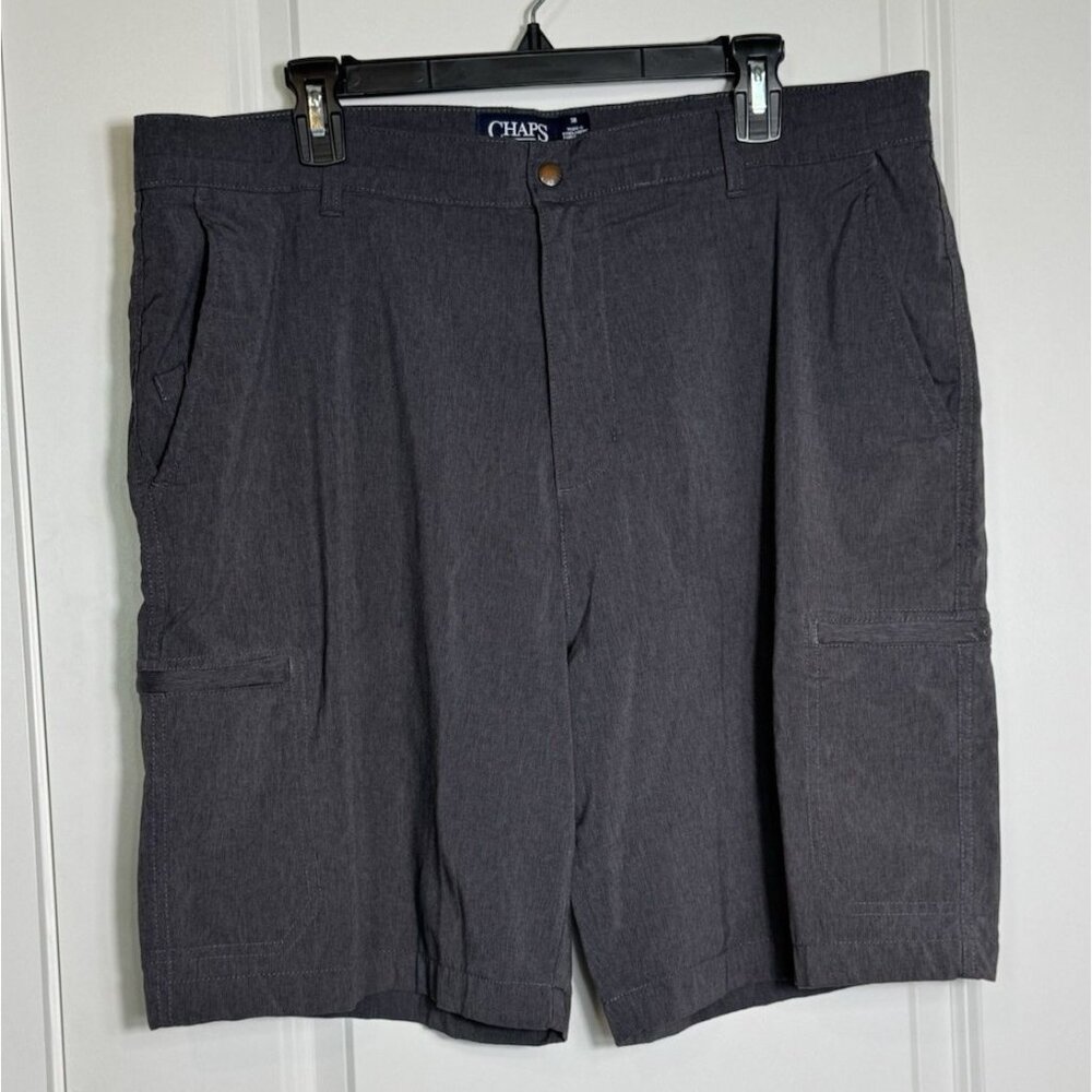Chaps Golf Performance Cargo Shorts Men's 38 Charcoal Gray‎